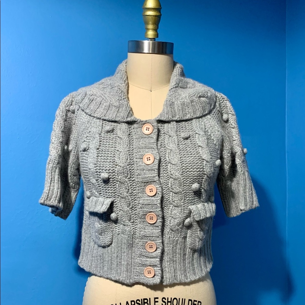 Knit cropped sweater by Birger et Mikkelsen night